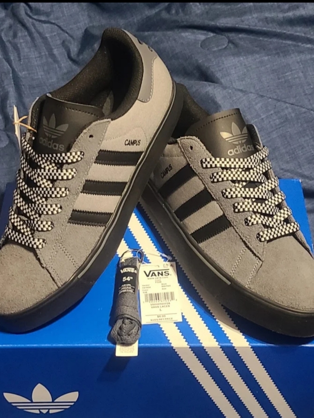 Adidas Campus Vulc Low, New In Original Box! Men 10.5/Women 11.5